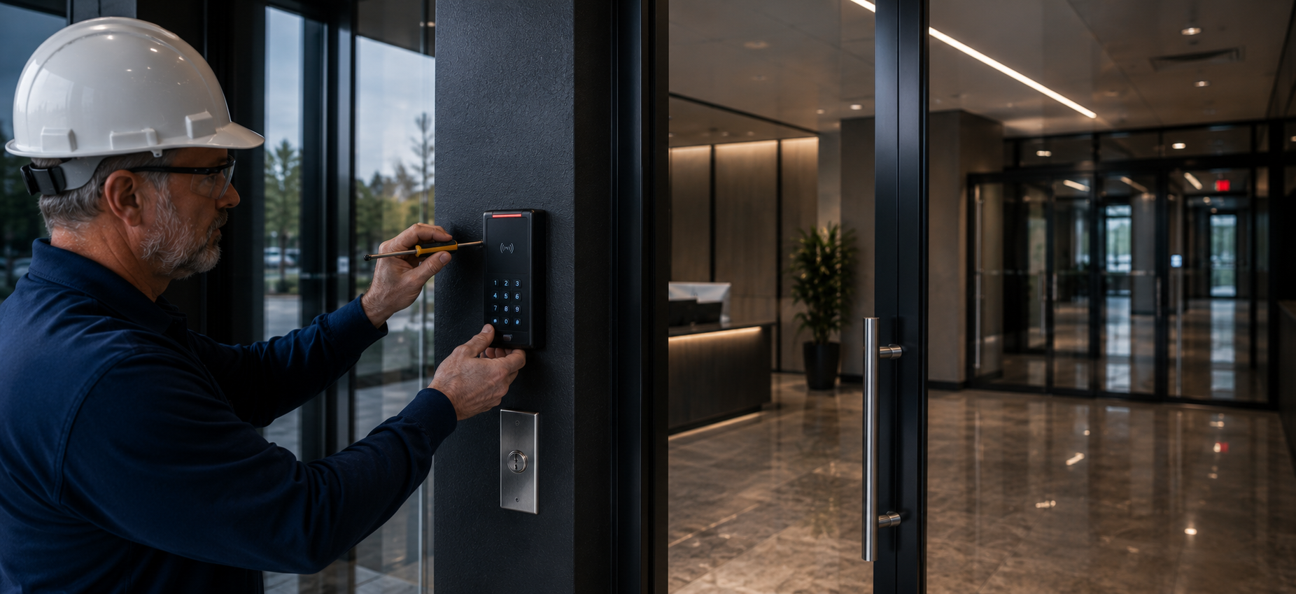 Access control installation in Houston